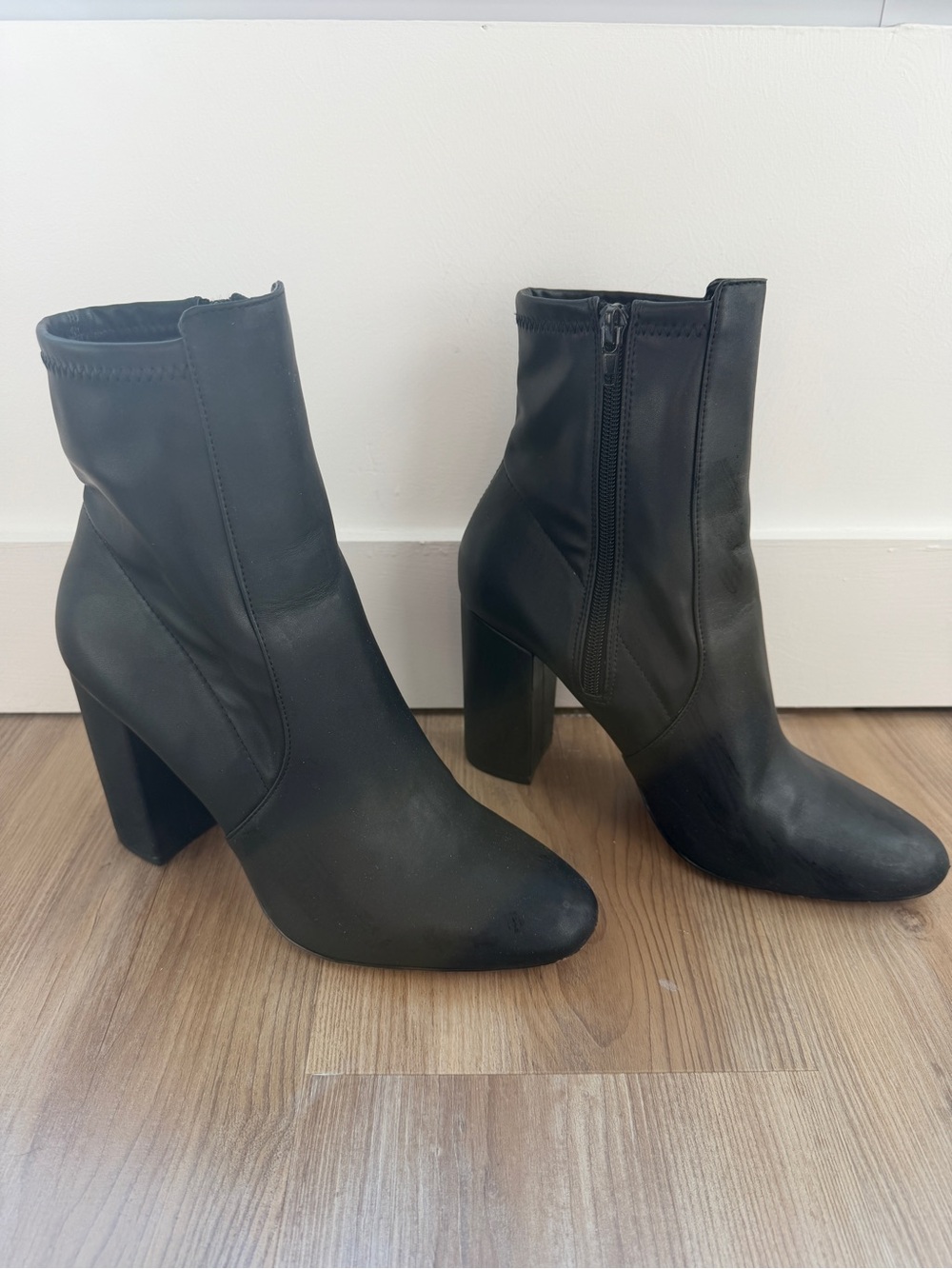 ALDO Black High Heel Ankle Boots